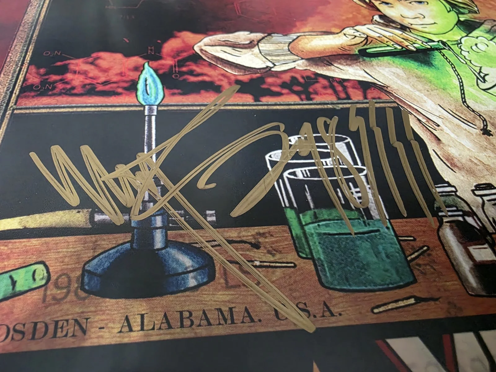 RARE Yelawolf Radioactive Yellow Vinyl Autographed / Signed - 2011 Release, image 3