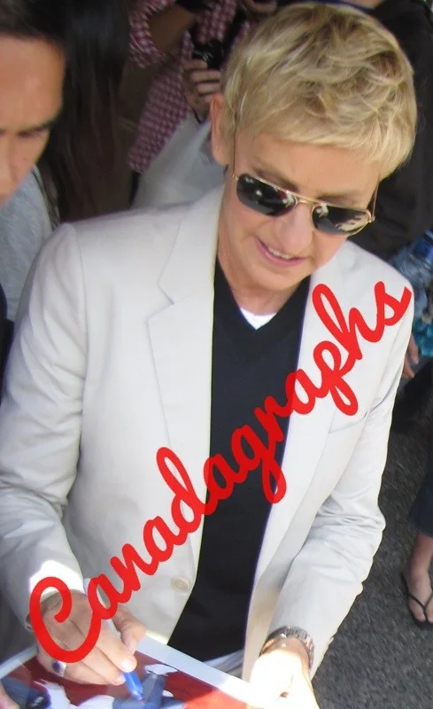 Ellen Degeneres — Ellen Degeneres signed 8x10 photo 34X Emmy Award Winner Talk show star comedian, изображение 2