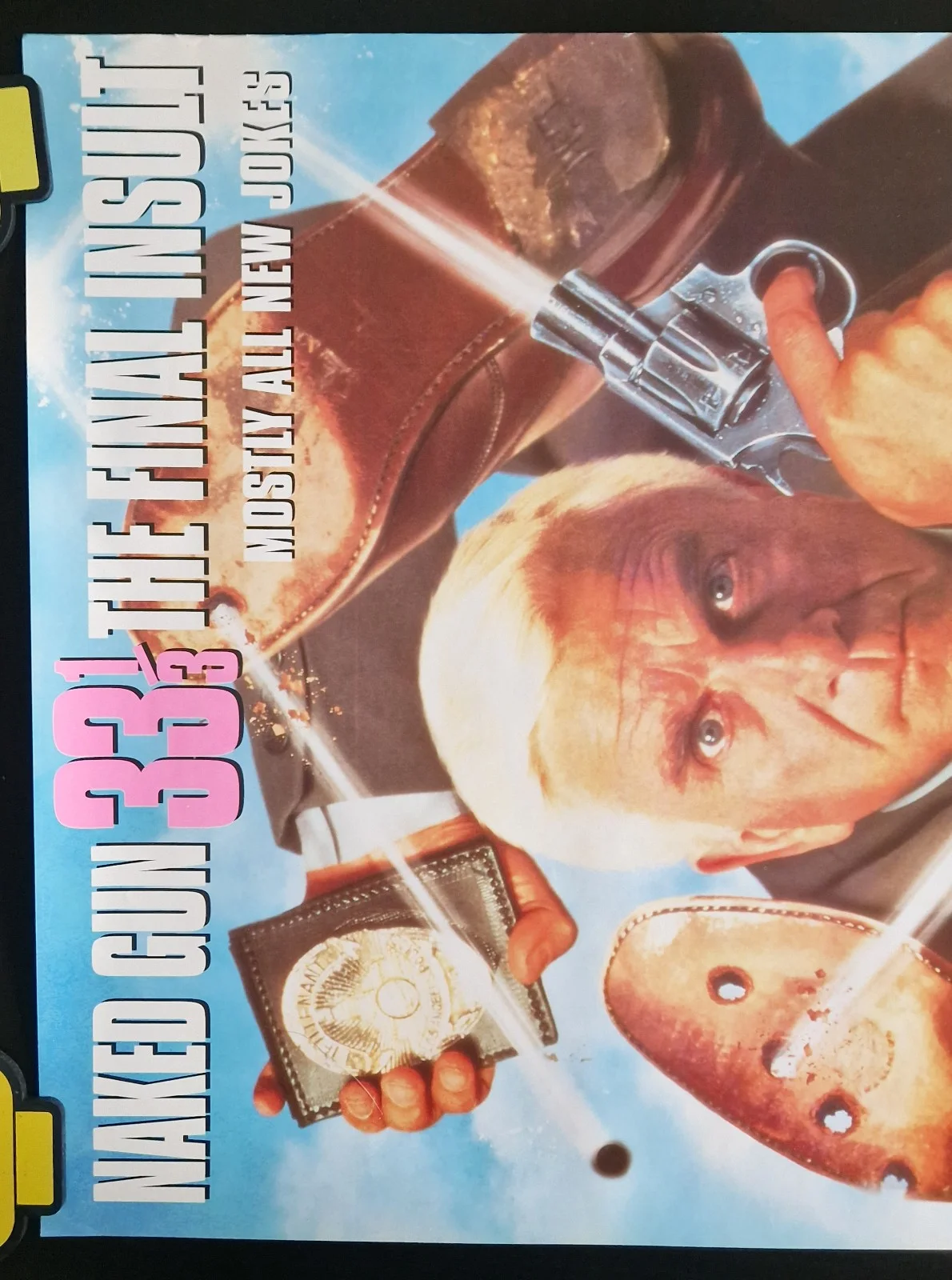 Naked Gun 33⅓ The Final Insult 1993 VHS Video Store Promo Poster – A2, изображение 2