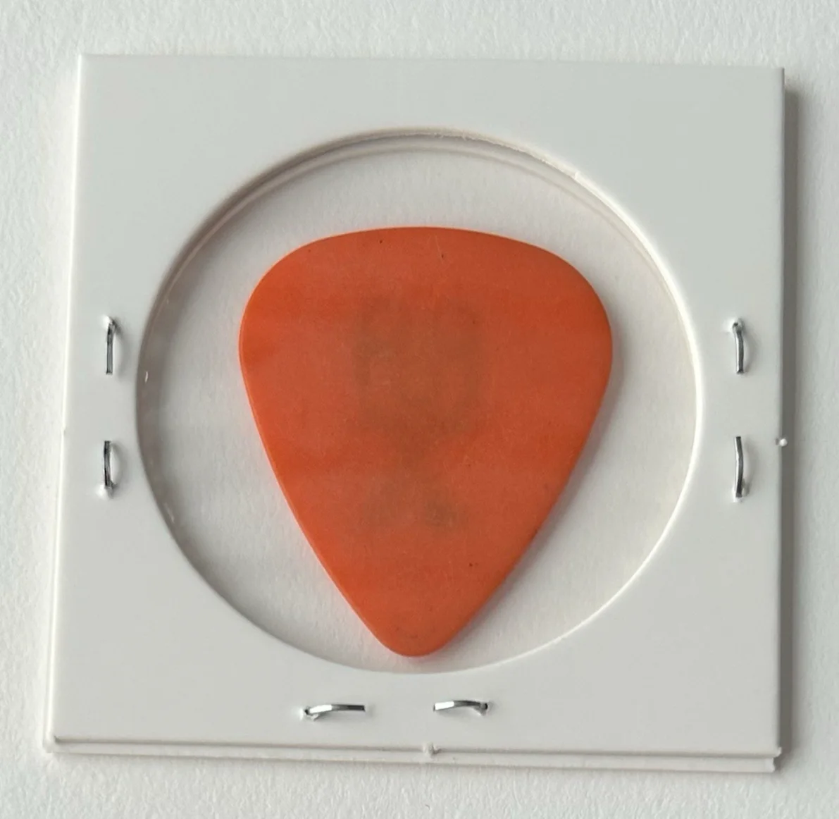 The Mars Volta - Juan Alderete Tour Guitar Pick - Orange/Black, изображение 2