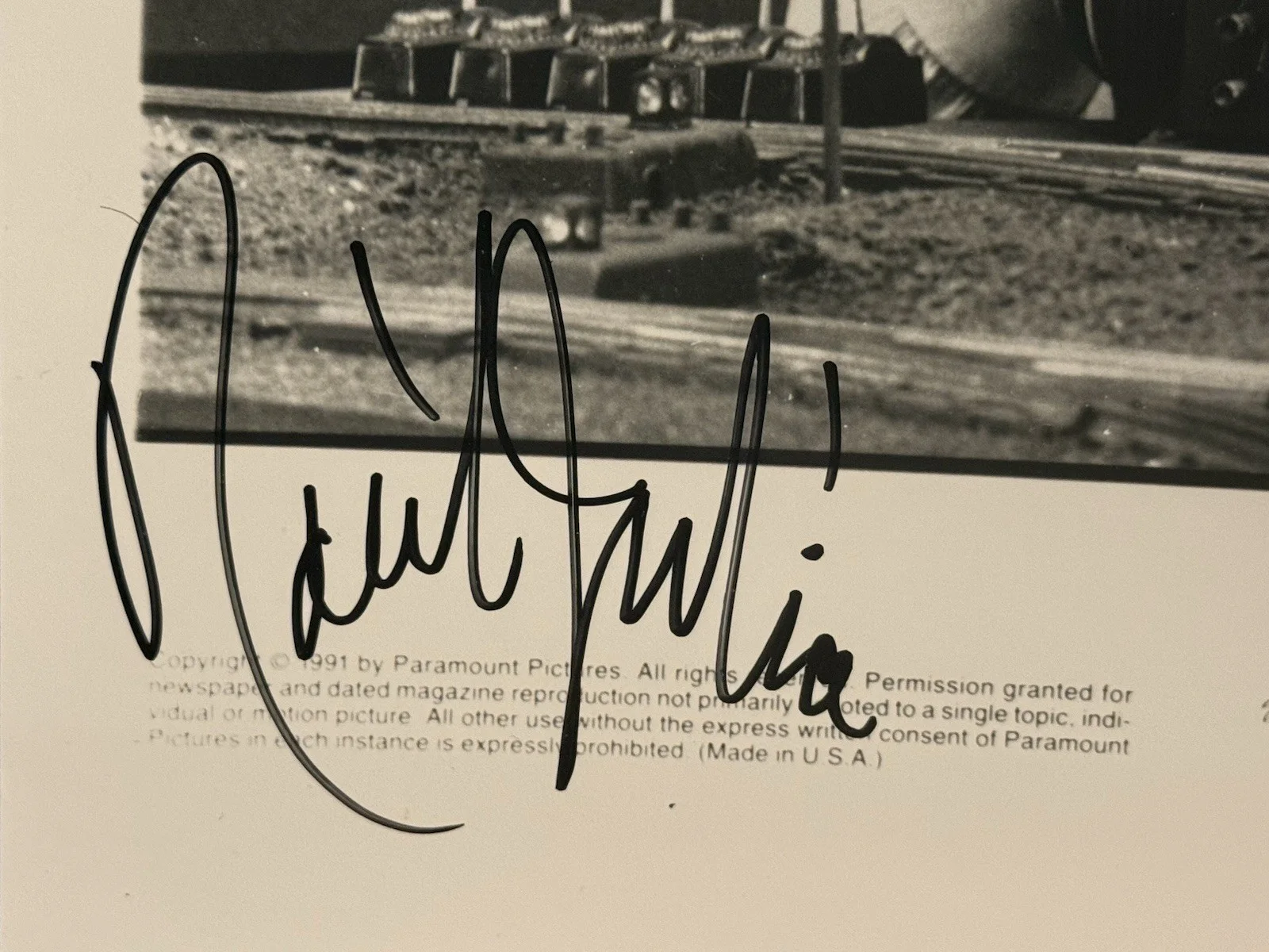 Raul Julia Signed 8x10 Gomez The Addams Family, image 4