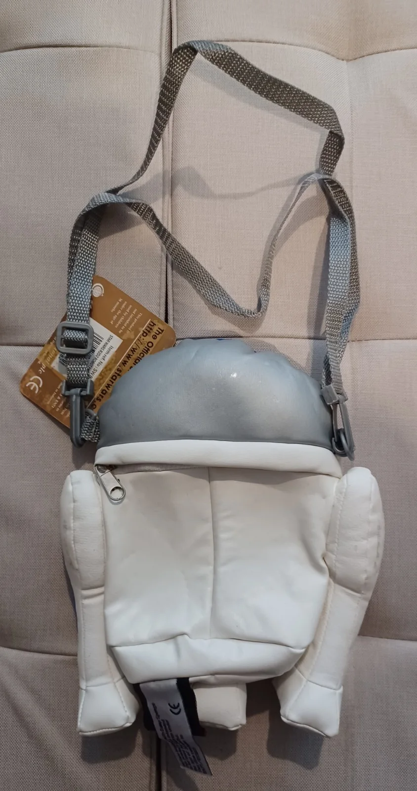 Rare Vintage Star Wars R2D2 Small Cross Body Bag-Purse with Strap - PLEASE READ, изображение 2
