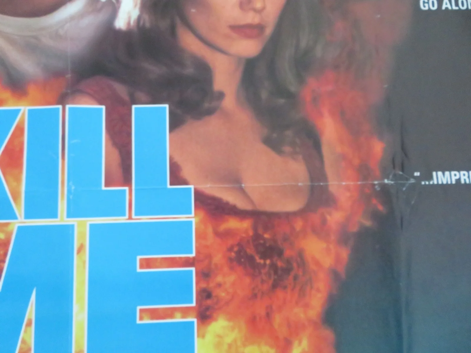 KILL ME AGAIN UK QUAD ROLLED POSTER VAL KILMER JOANNE WHALLEY M. MADSEN 1989, изображение 2