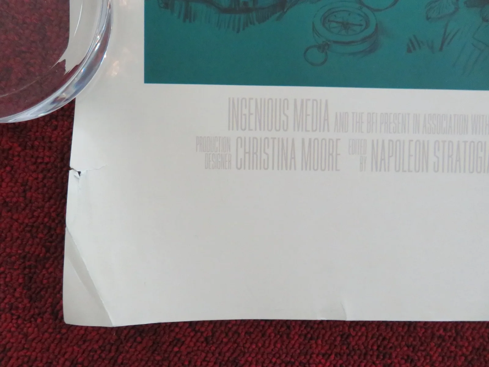 THE UNLIKELY PILGRIMAGE OF HAROLD FRY UK QUAD ROLLED POSTER JIM BROADBENT 2023, изображение 4