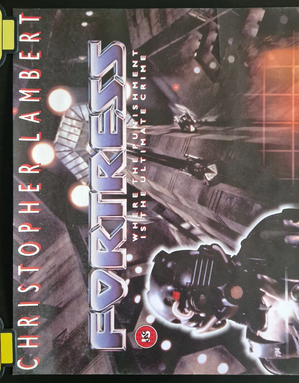 Fortress 1992 VHS Video Store Promo Poster – A2, изображение 2