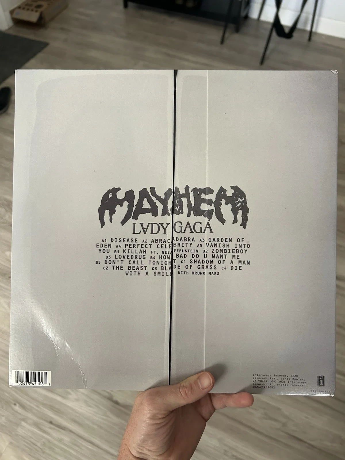 Lady Gaga - Mayhem 2xLP Etched 2025 With Signed Alternative Insert IN HAND, image 4