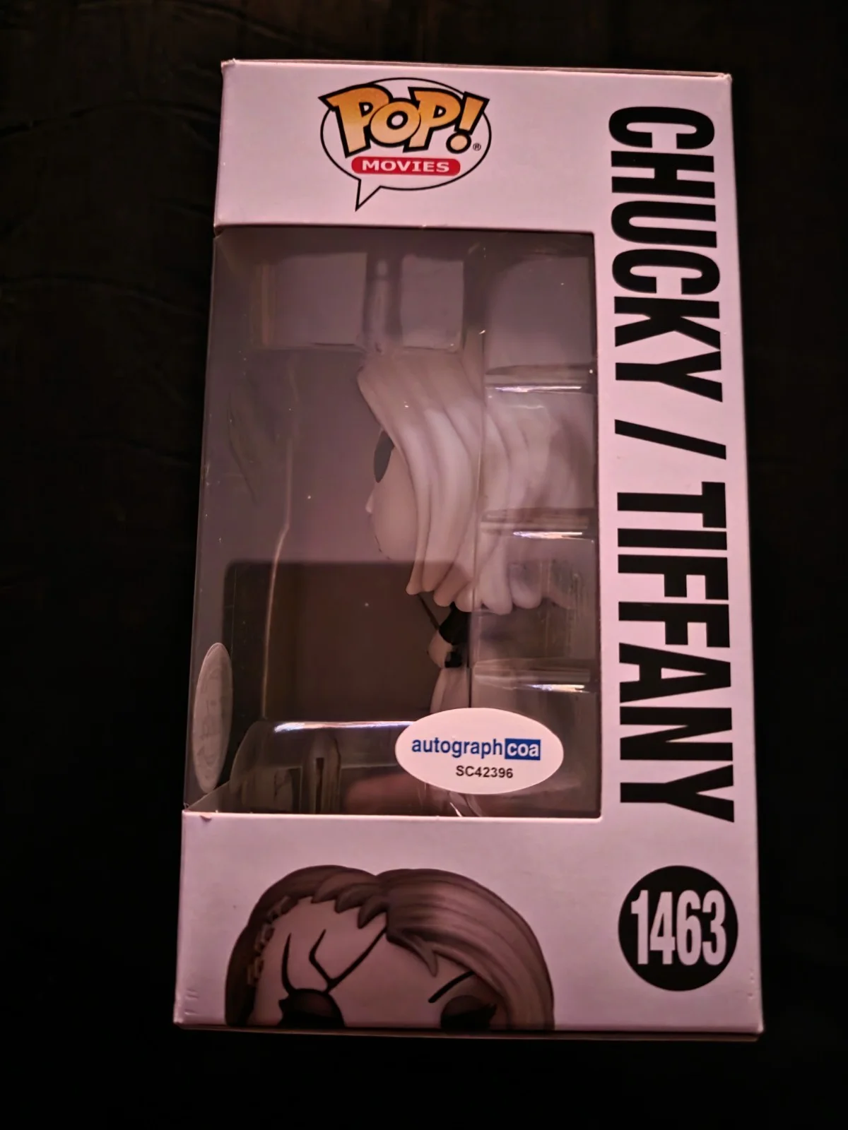 Brad dourif signed chucky funko pop special edition ACOA, image 2