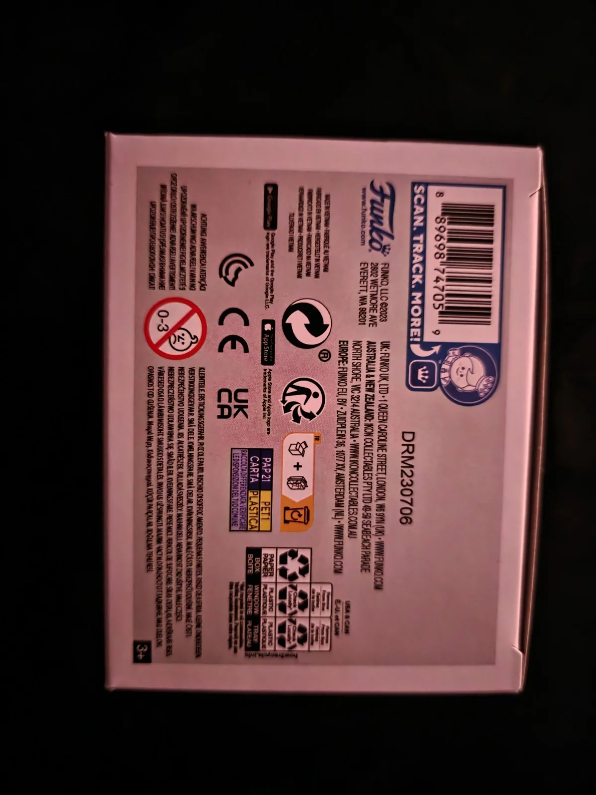 Brad dourif signed chucky funko pop special edition ACOA, image 5