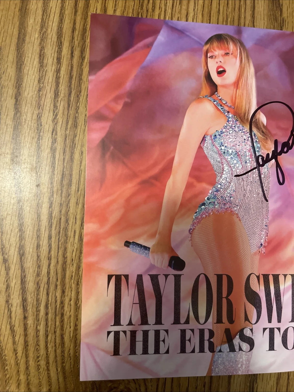 Taylor Swift The Eras Tour Concert Movie Poster Autographed 8x10 With Cert, изображение 3