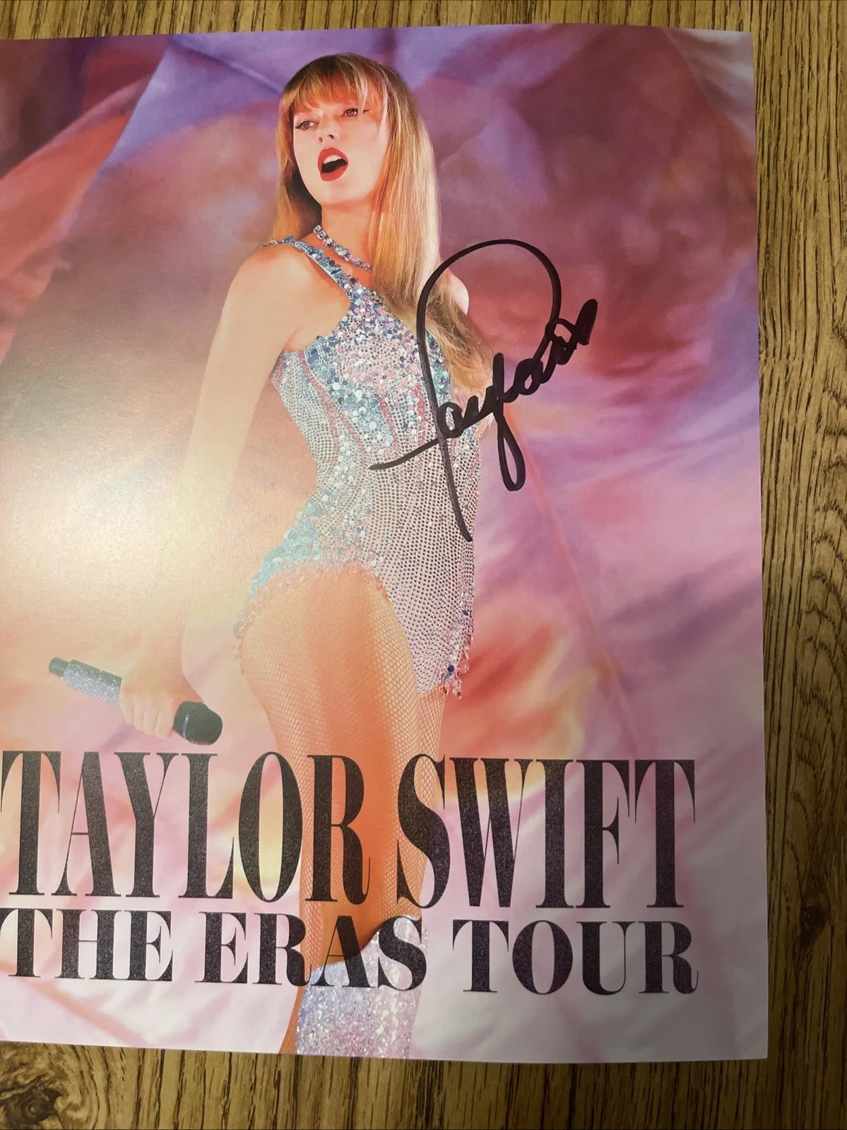 Taylor Swift The Eras Tour Concert Movie Poster Autographed 8x10 With Cert, изображение 4