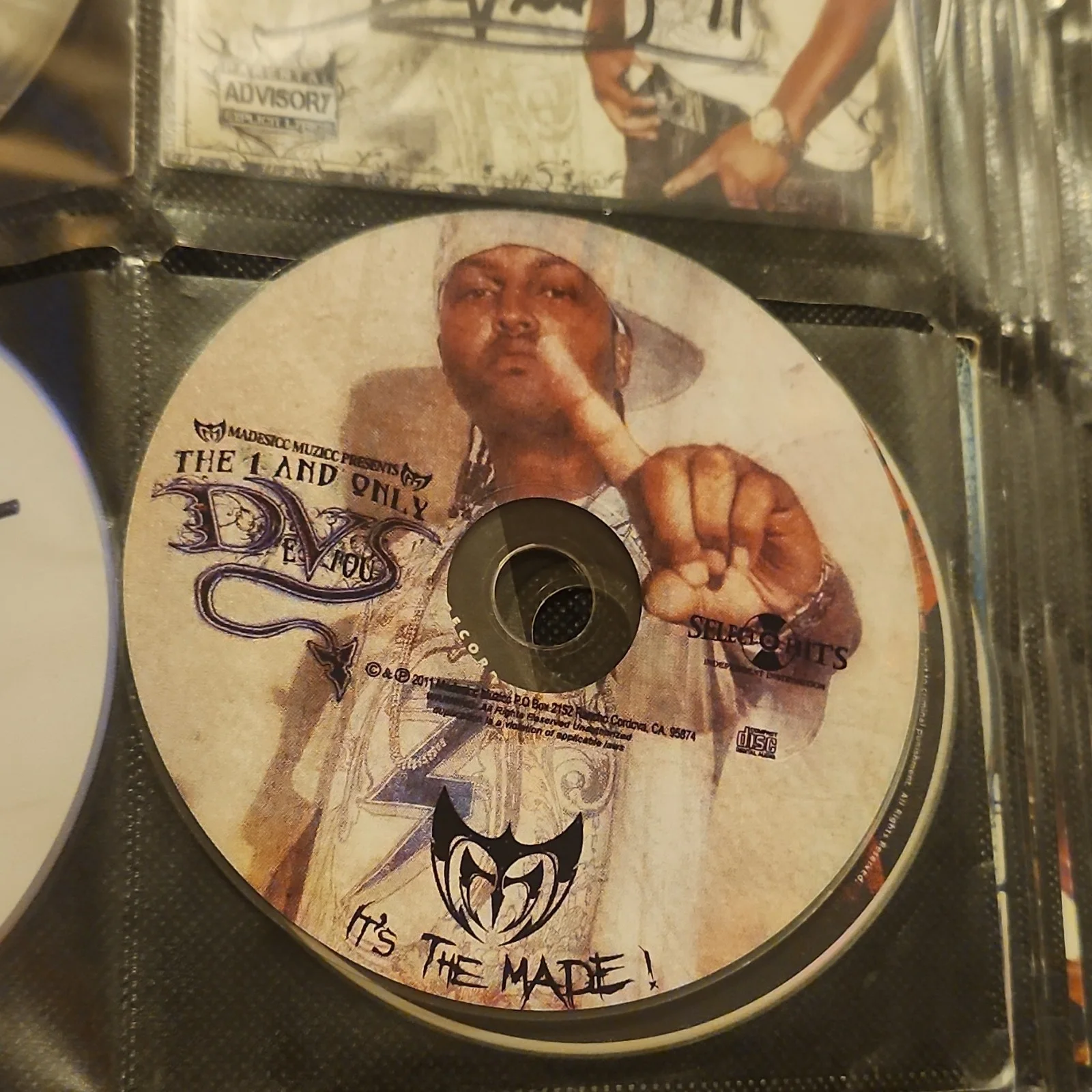 DVS The 1 and Only Autographed Original Rap Hip Hop Music CD Album Signed, image 3