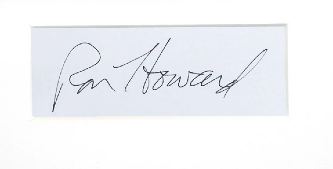 Ron Howard — American Graffiti Ron Howard Autographed 11x14 Framed Photo 60s California ACOA, изображение 2