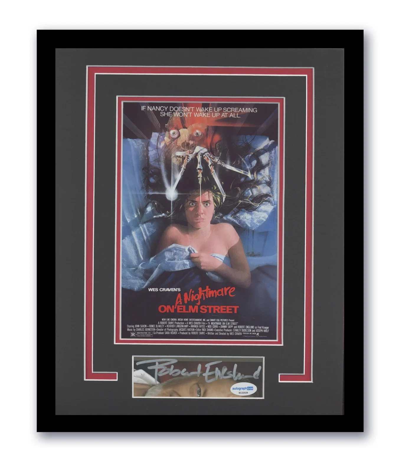 Robert Englund — Nightmare on Elm Street Robert Englund Autographed 11x14 Framed Photo ACOA