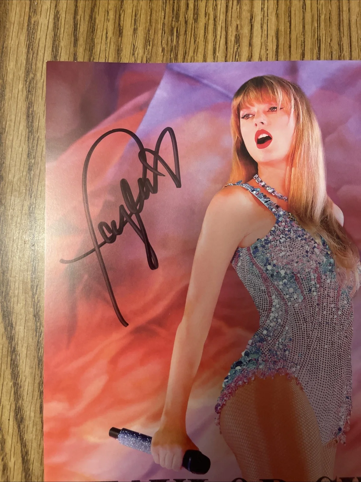 Taylor Swift The Eras Tour Concert Movie Poster Autographed 8x10 With Cert, изображение 3