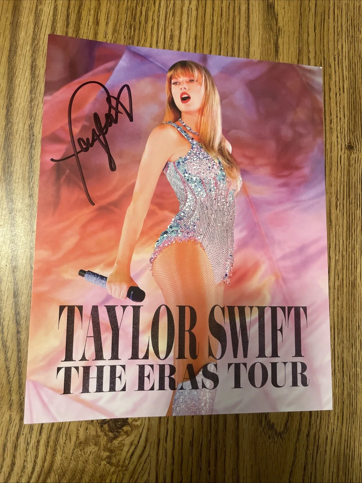 Taylor Swift The Eras Tour Concert Movie Poster Autographed 8x10 With Cert, изображение 4