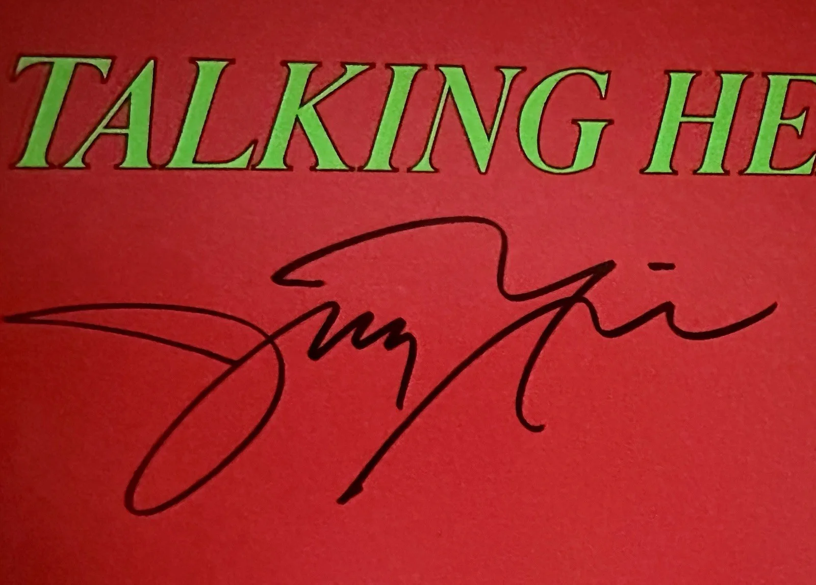 JERRY HARRISON SIGNED TALKING HEADS: 77’ VINYL RECORD ALBUM LP JSA COA, изображение 3