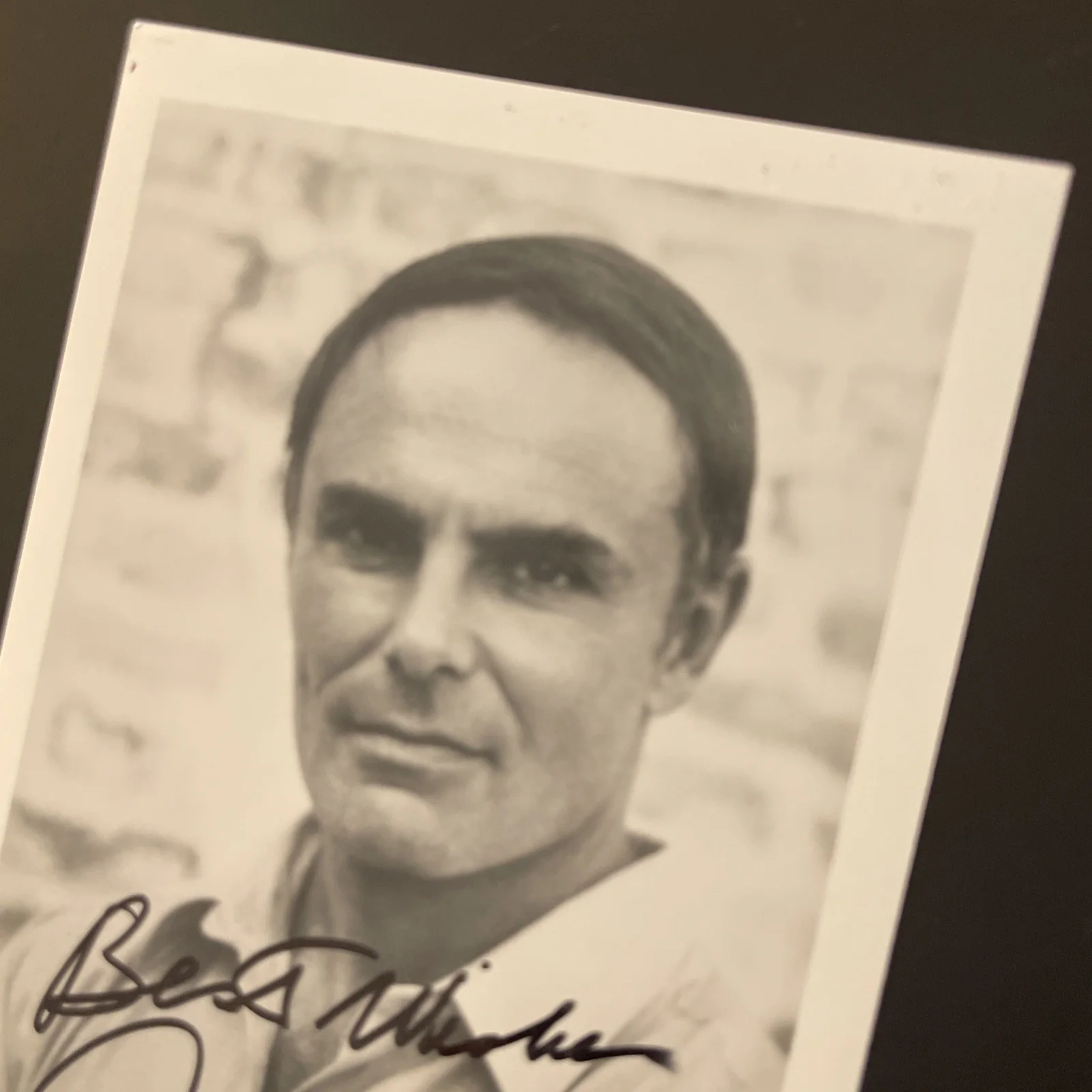 JOHN SAXON, Six Million Dollar Man: Hand Signed Celebrity Photo 4 x 5”/ KSK, изображение 3