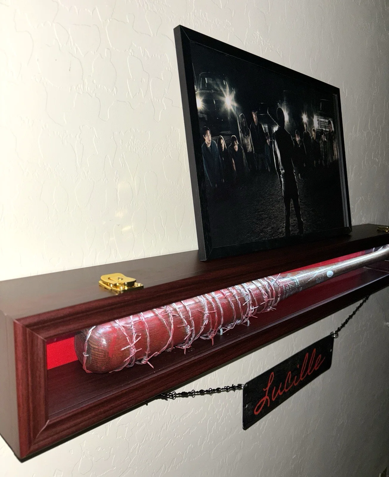 The Walking Dead “Lucille” Bat Autographed By Jeffrey Dean Morgan. JSA Cert, image 5