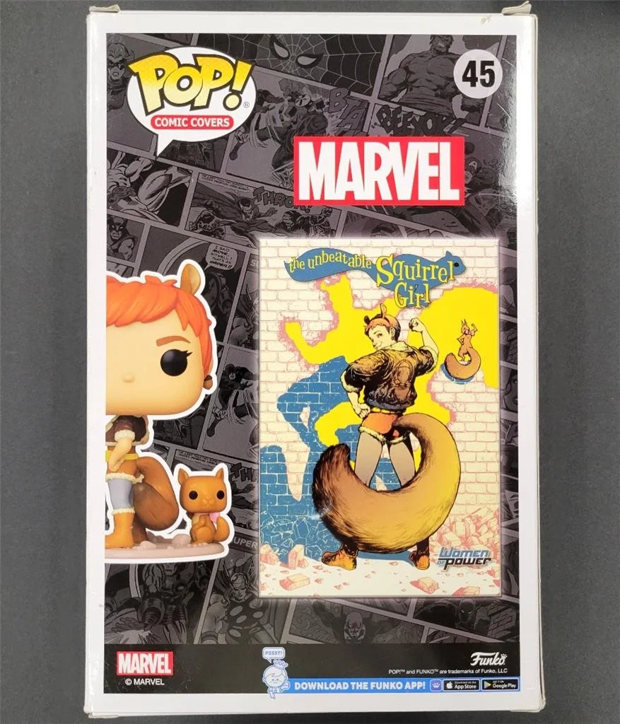Milana Vayntrub — Milana Vayntrub signed Marvel "Squirrel Girl" Comic Cove Funko Pop 45 ~ JSA, изображение 5