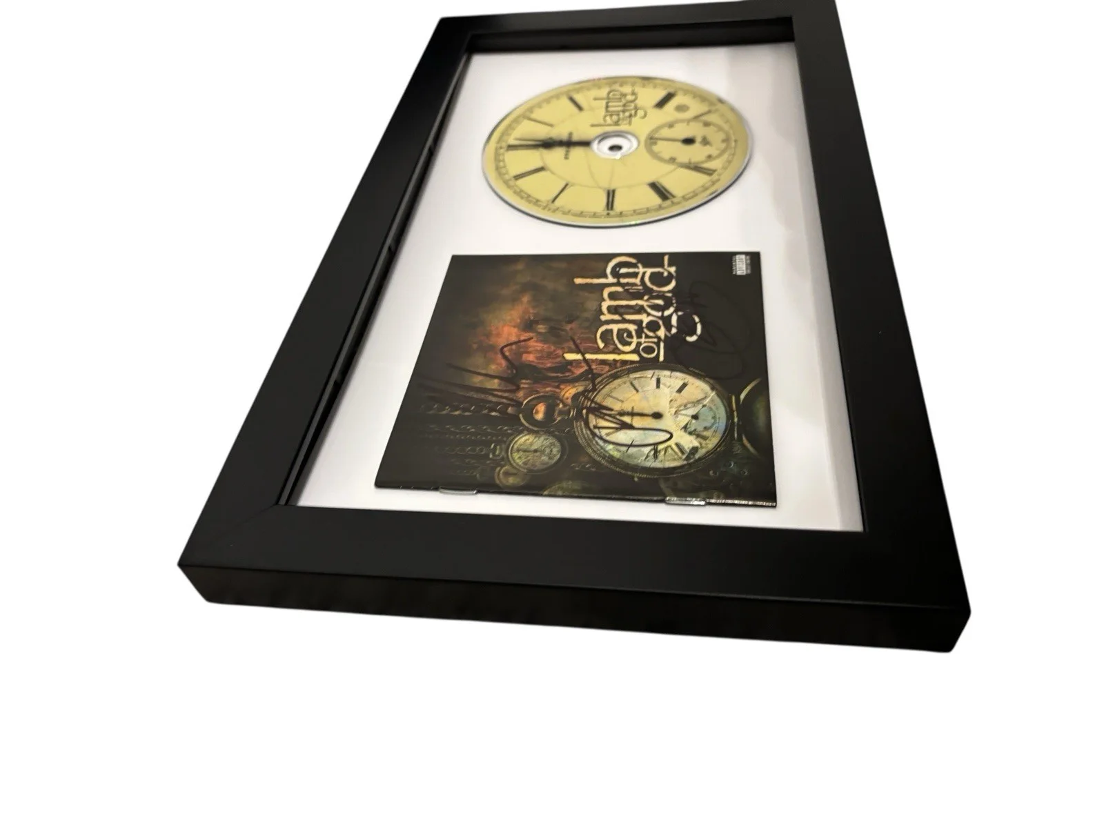 LAMB OF GOD SIGNED AUTOGRAPH x3 SELF TITLED FRAMED CD RANDY +2 w/ PROOF JSA COA, image 4