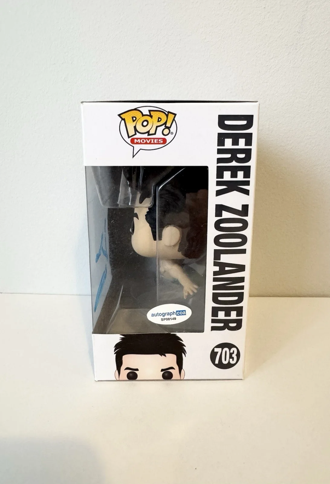 Ben Stiller Signed Autographed Funko Pop 703 Derek Zoolander AutographCOA, image 2