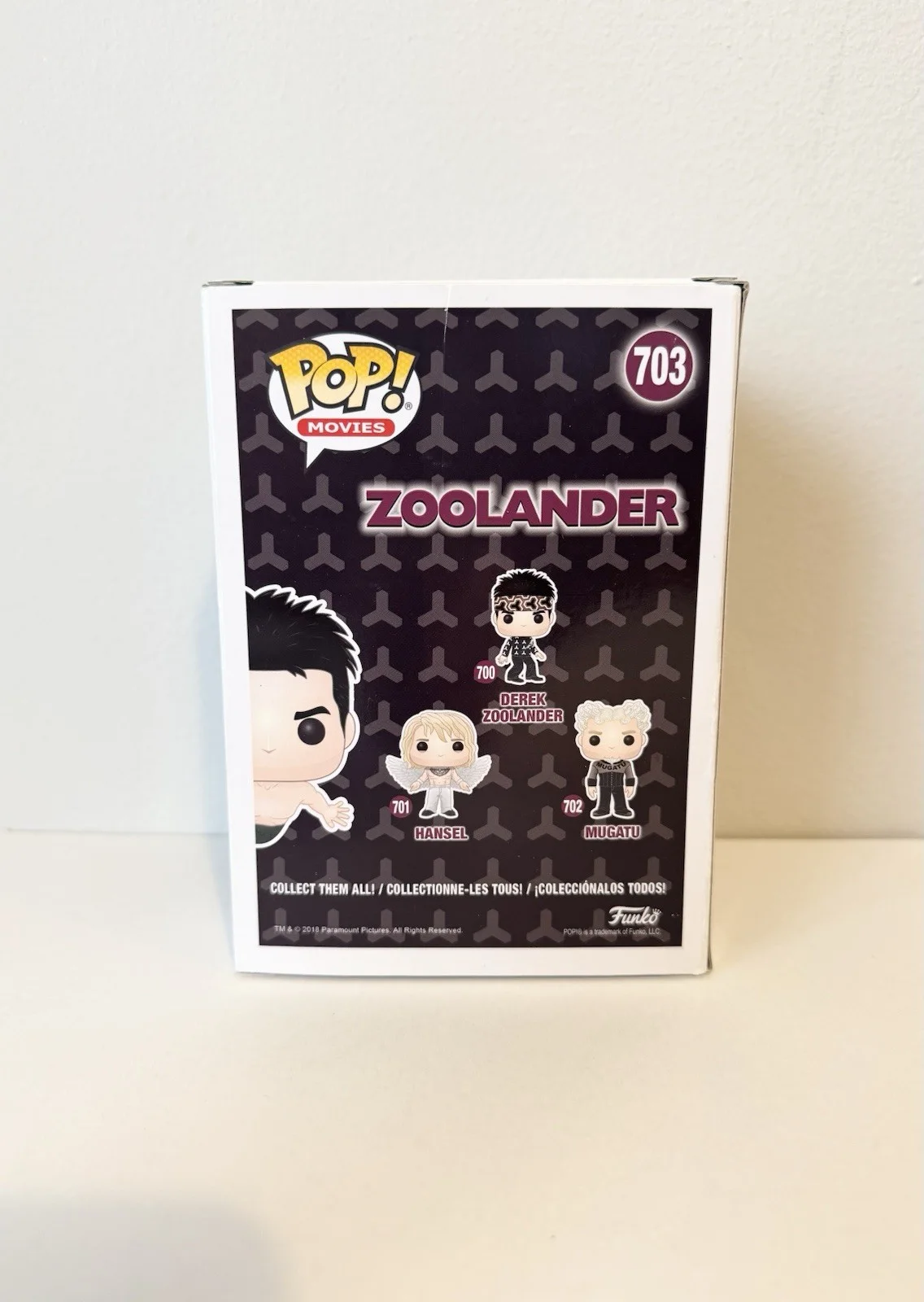 Ben Stiller Signed Autographed Funko Pop 703 Derek Zoolander AutographCOA, image 3