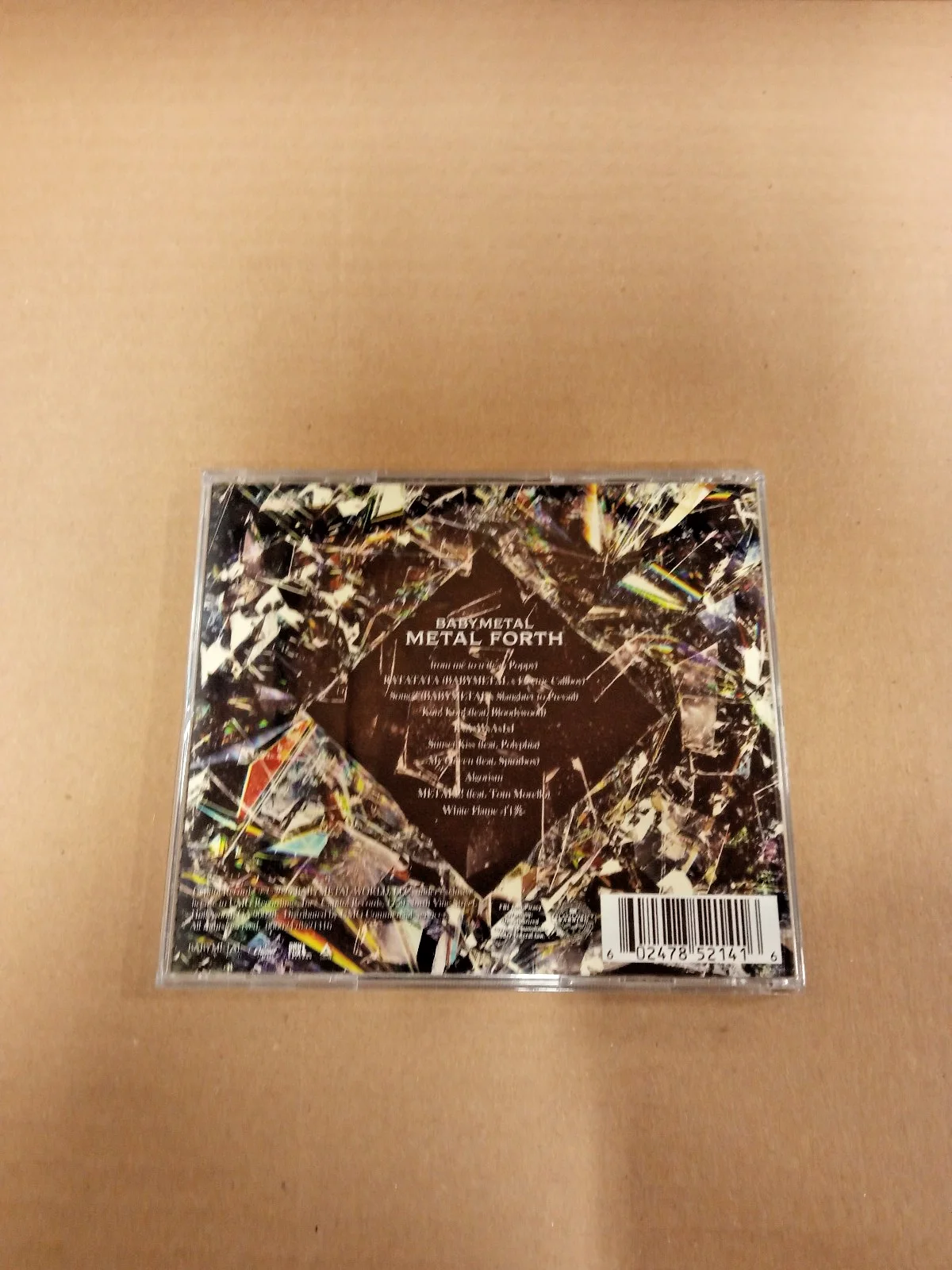 AUTOGRAPHED SIGNED Babymetal Metal Forth Su Suzuka Nakamoto Metal CD, image 2