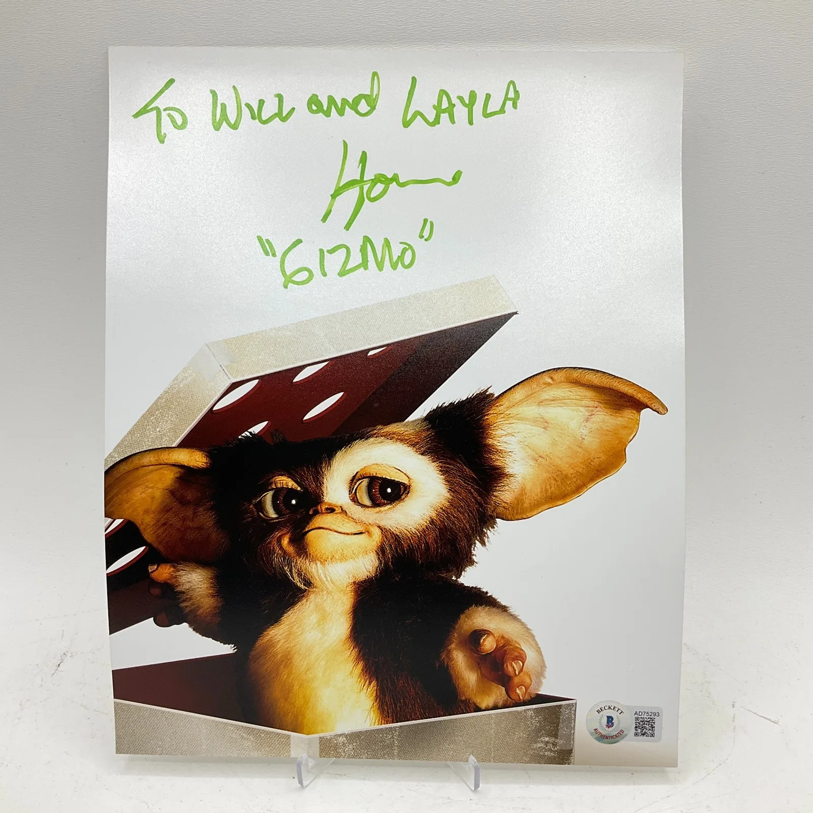 Howie Mandel — Howie Mandel Gremlins Gizmo Autographed Signed Photo 8x10 Beckett Authenticated