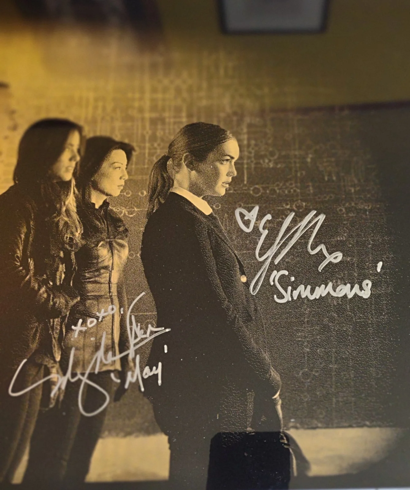 Agents of SHIELD signed metallic litho (Gregg, Wen, Henstridge, Pasdar), image 3