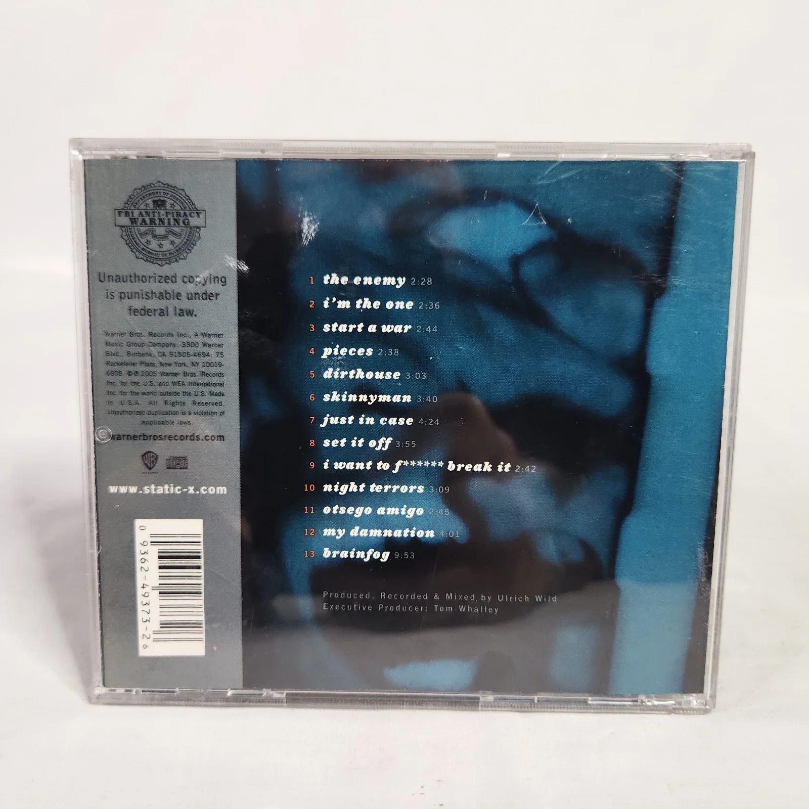Wayne Static Niko — Wayne Static SIGNED Autograph x 4 Full Band PROMO CD Static-X : Start a War, image 2