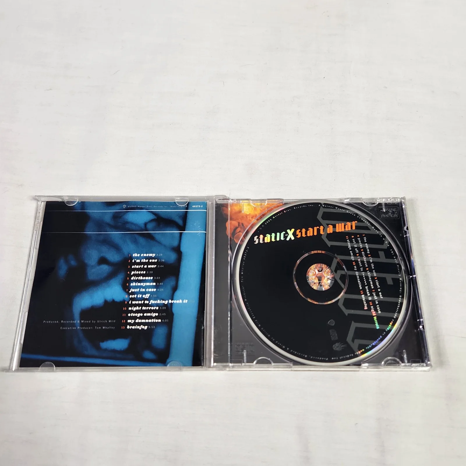 Wayne Static Niko — Wayne Static SIGNED Autograph x 4 Full Band PROMO CD Static-X : Start a War, image 5