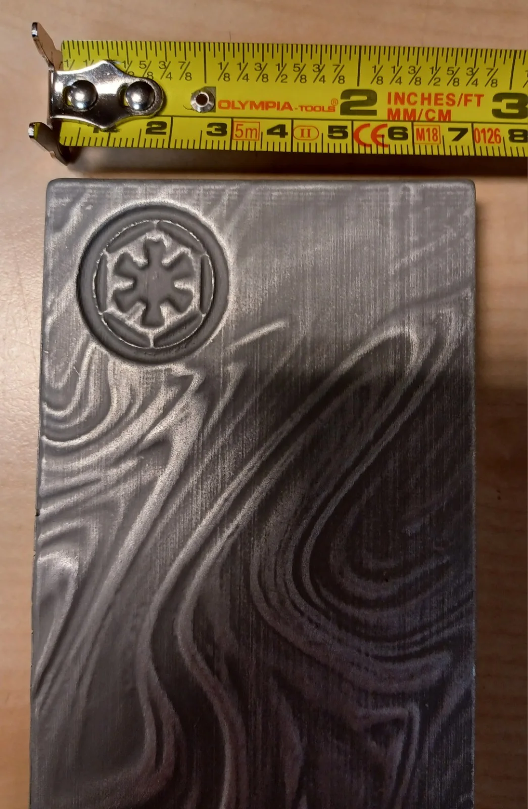 Star Wars The Mandalorian Beskar Steel Ingot Replica Prop Cos Play, image 5