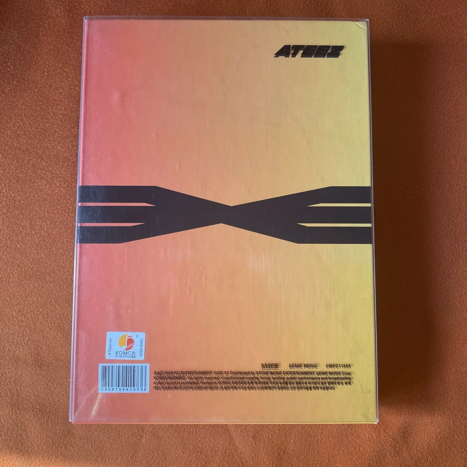 ATEEZ ZERO : FEVER PART.1 - 5TH MINI ALBUM Autographed YELLOW VER+PHOTO CARD A, изображение 3