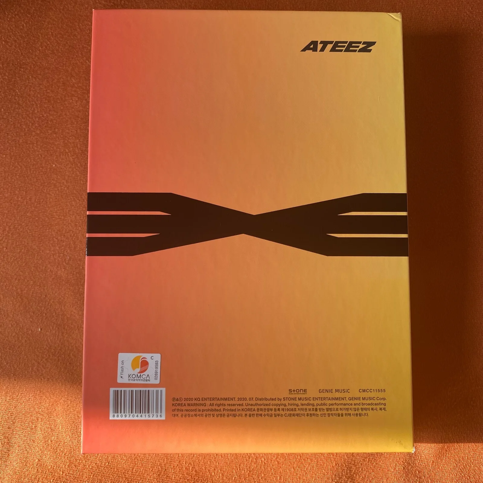 ATEEZ ZERO : FEVER PART.1 - 5TH MINI ALBUM Autographed YELLOW VER+PHOTO CARD A, изображение 5