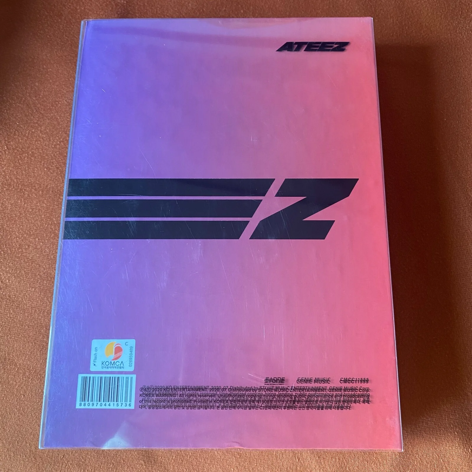 ATEEZ ZERO : FEVER PART.1 - 5TH MINI ALBUM Autographed Purple VER With Cards, изображение 5