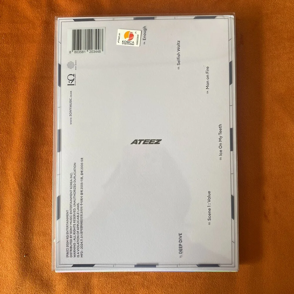 ATEEZ GOLDEN HOUR : Part. 2 CD ALBUM K-POP Collection Autographed SIGNED 2025, изображение 2