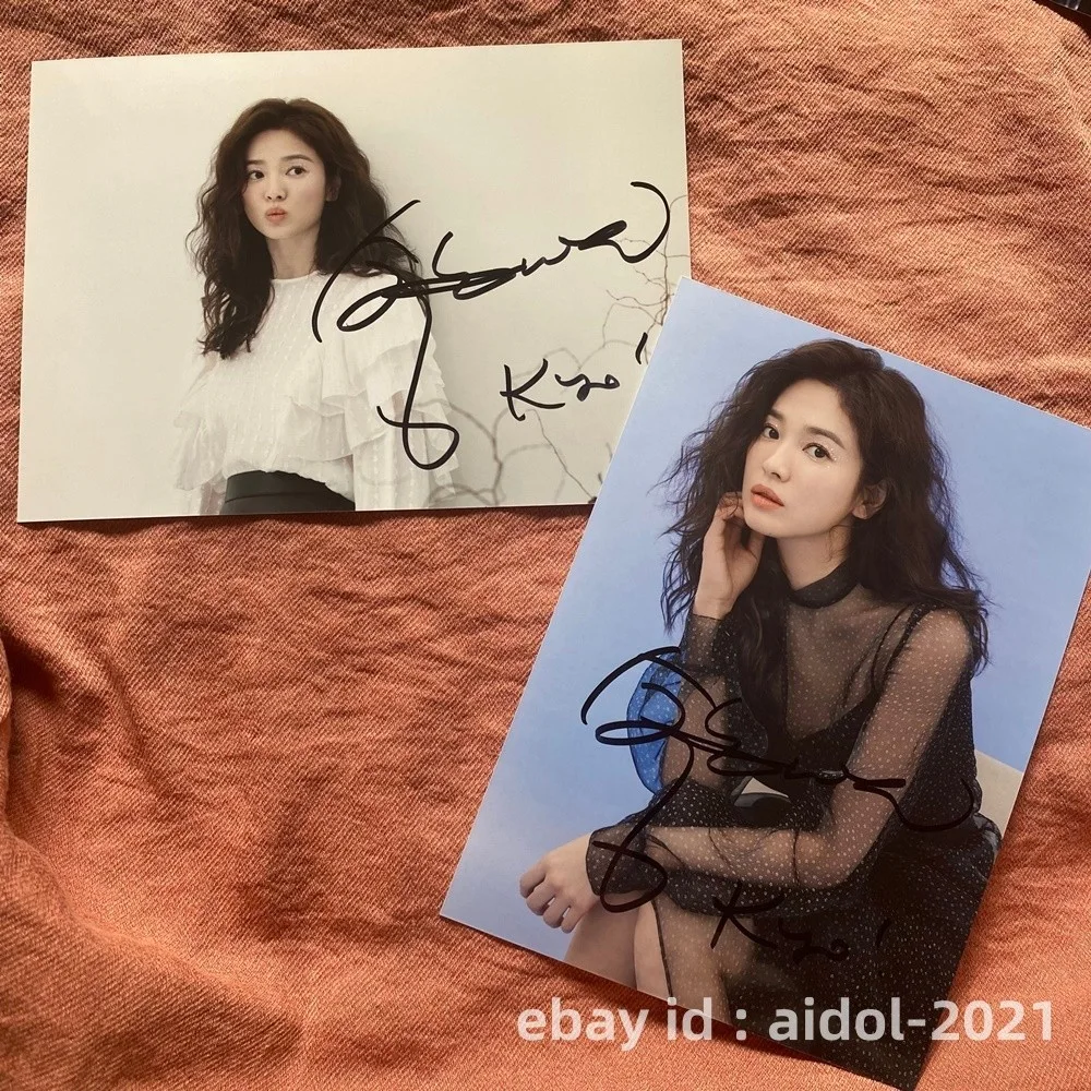 Tantara Song Hye Kyo Autographed Signed Photo K-POP 5*7 2026, изображение 2