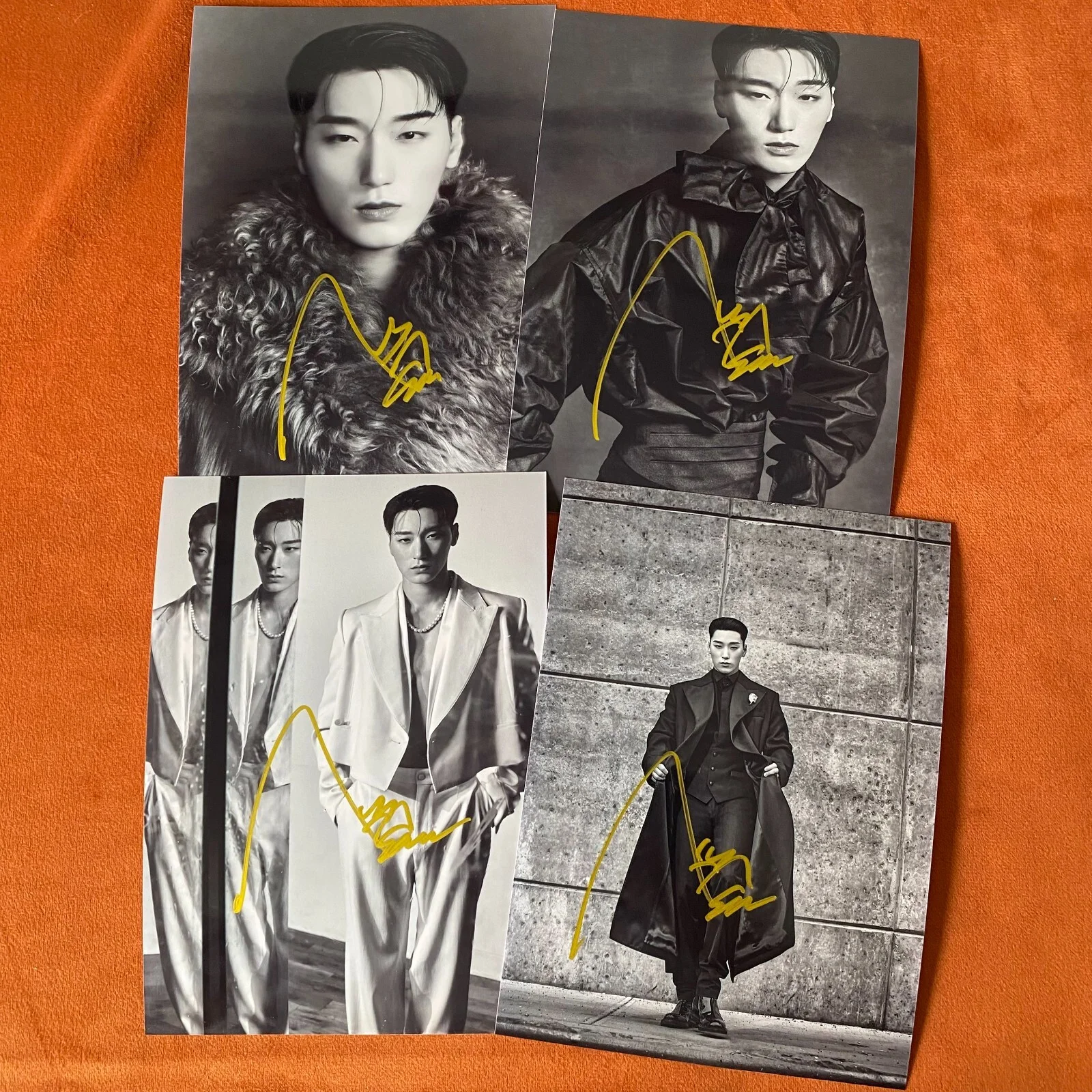 ATEEZ ateez SAN Autographed Signed Photo 5*7 K-POP Collection Gifts 2024D, изображение 2