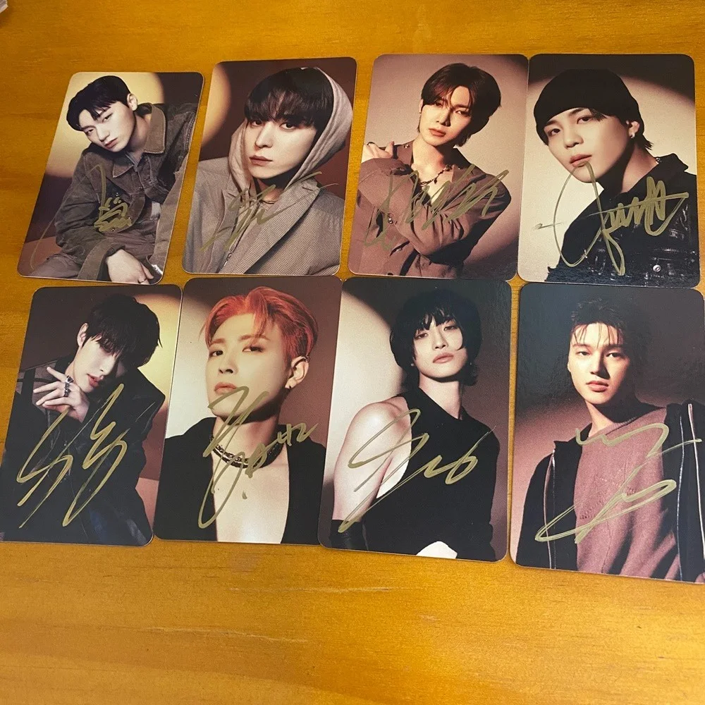 SALE ATEEZ ateez Autographed Signed Photo Card Official Golden Hour Part.1 2024, изображение 3