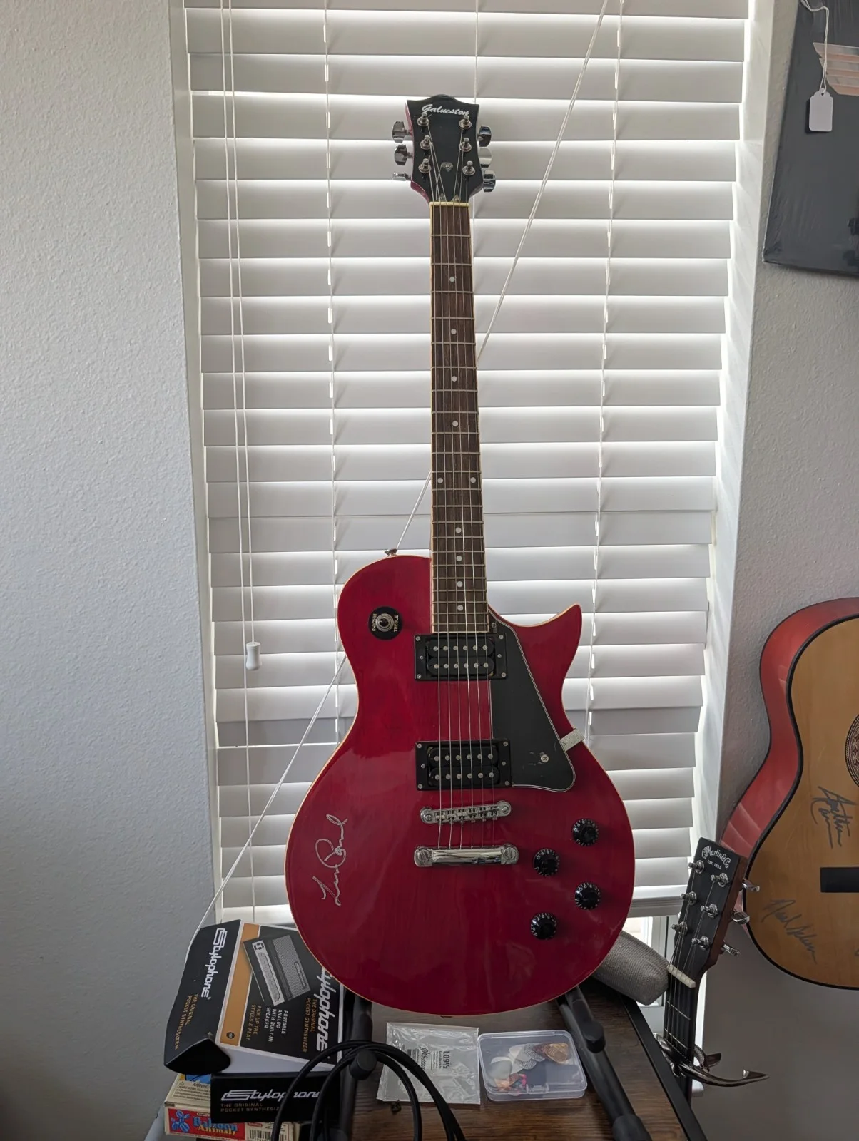 Les Paul Signed Guitar LP Electric Guitar Autograph Estate Find, изображение 2