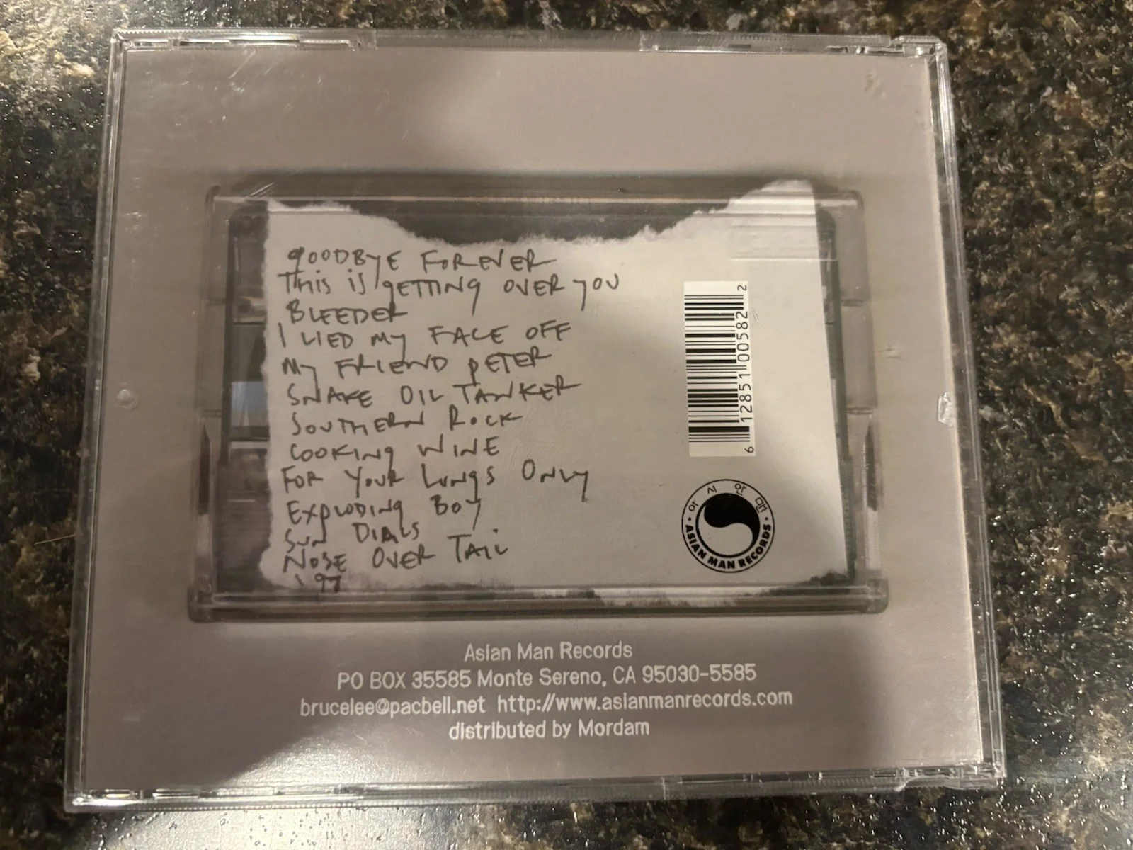 Alkaline Trio Autographed Album CD Sleeve Self Titled, изображение 2