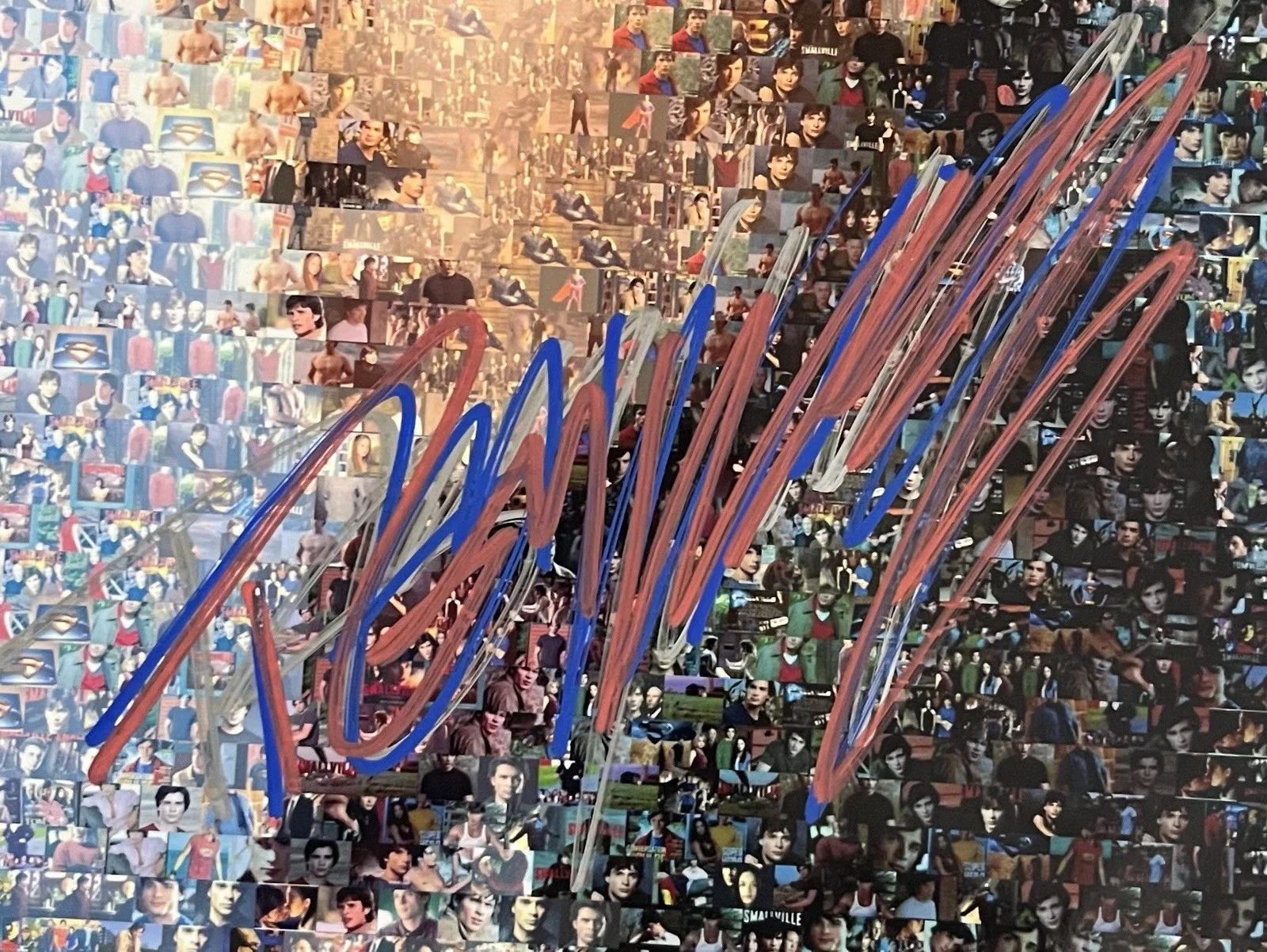 TOM WELLING — TOM WELLING 4X SIGNED AUTOGRAPHED “SMALLVILLE” 8x10 “MOSAIC” PHOTO JSA COA, изображение 2