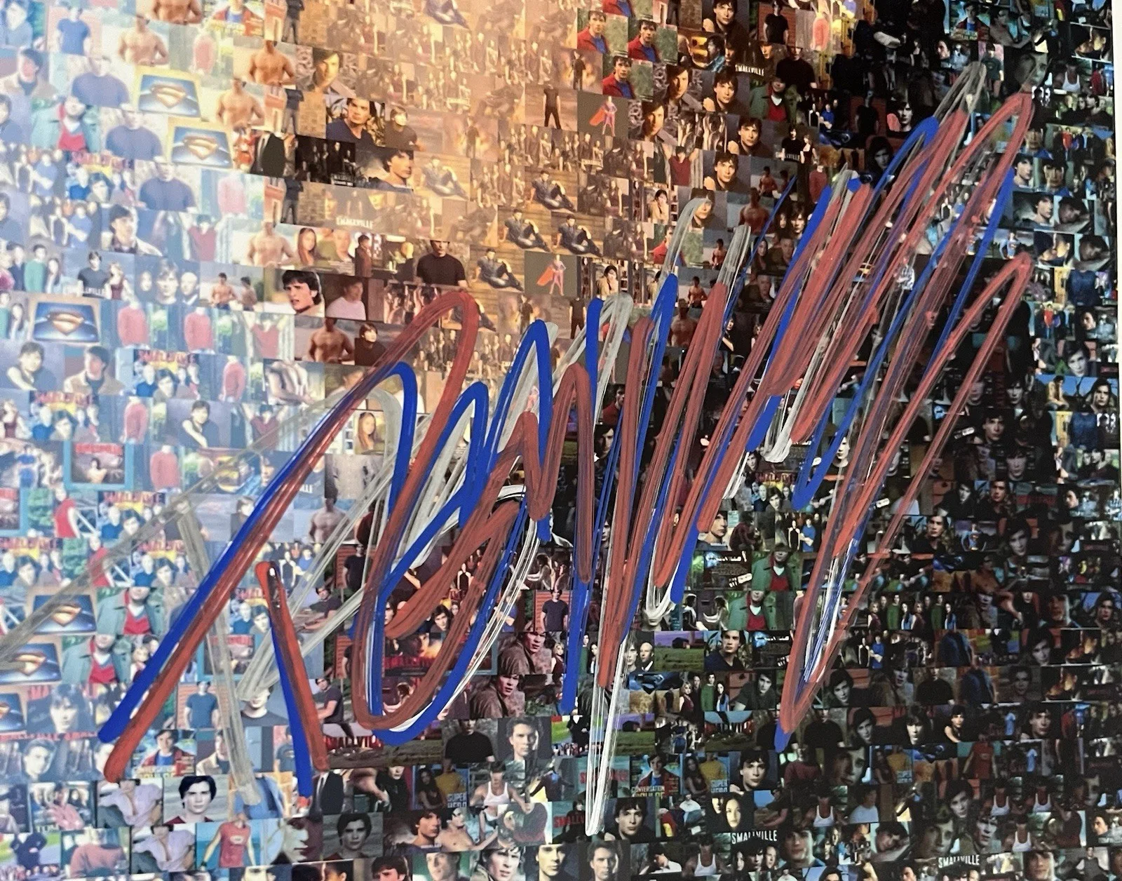 TOM WELLING — TOM WELLING 4X SIGNED AUTOGRAPHED “SMALLVILLE” 8x10 “MOSAIC” PHOTO JSA COA, изображение 3