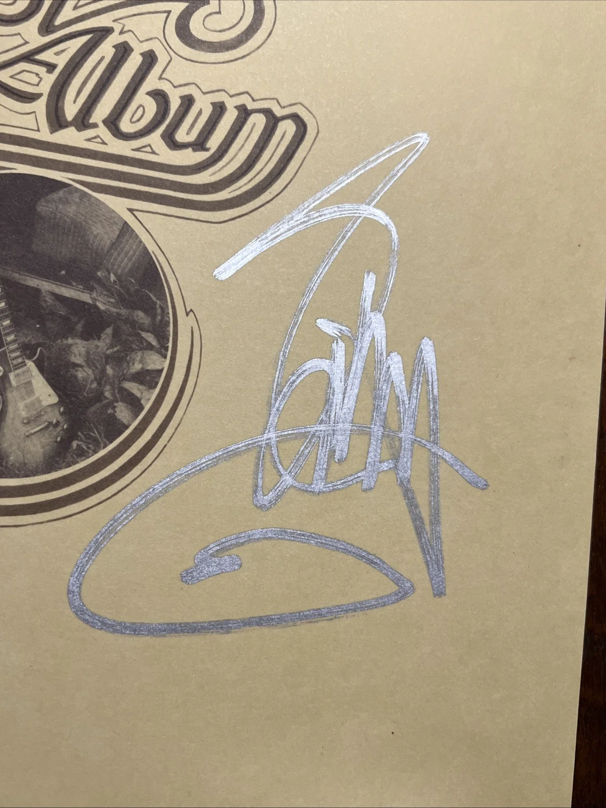 Billy Gibbons Signed ZZ Top’s First Album Vinyl LP JSA Coa Autographed ZZ Top, image 2