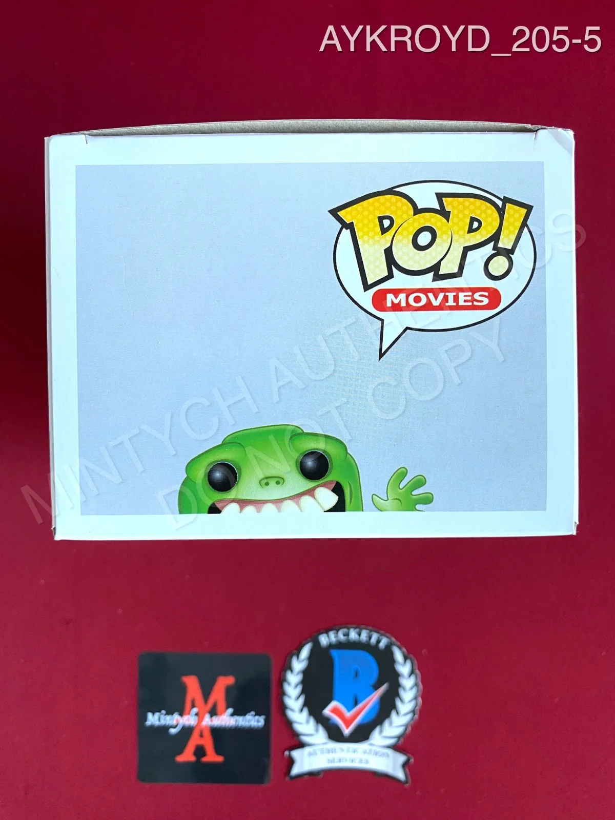 Dan Aykroyd — Dan Aykroyd autographed signed Ghostbusters Slimer Funko Pop #108 Beckett COA, изображение 5