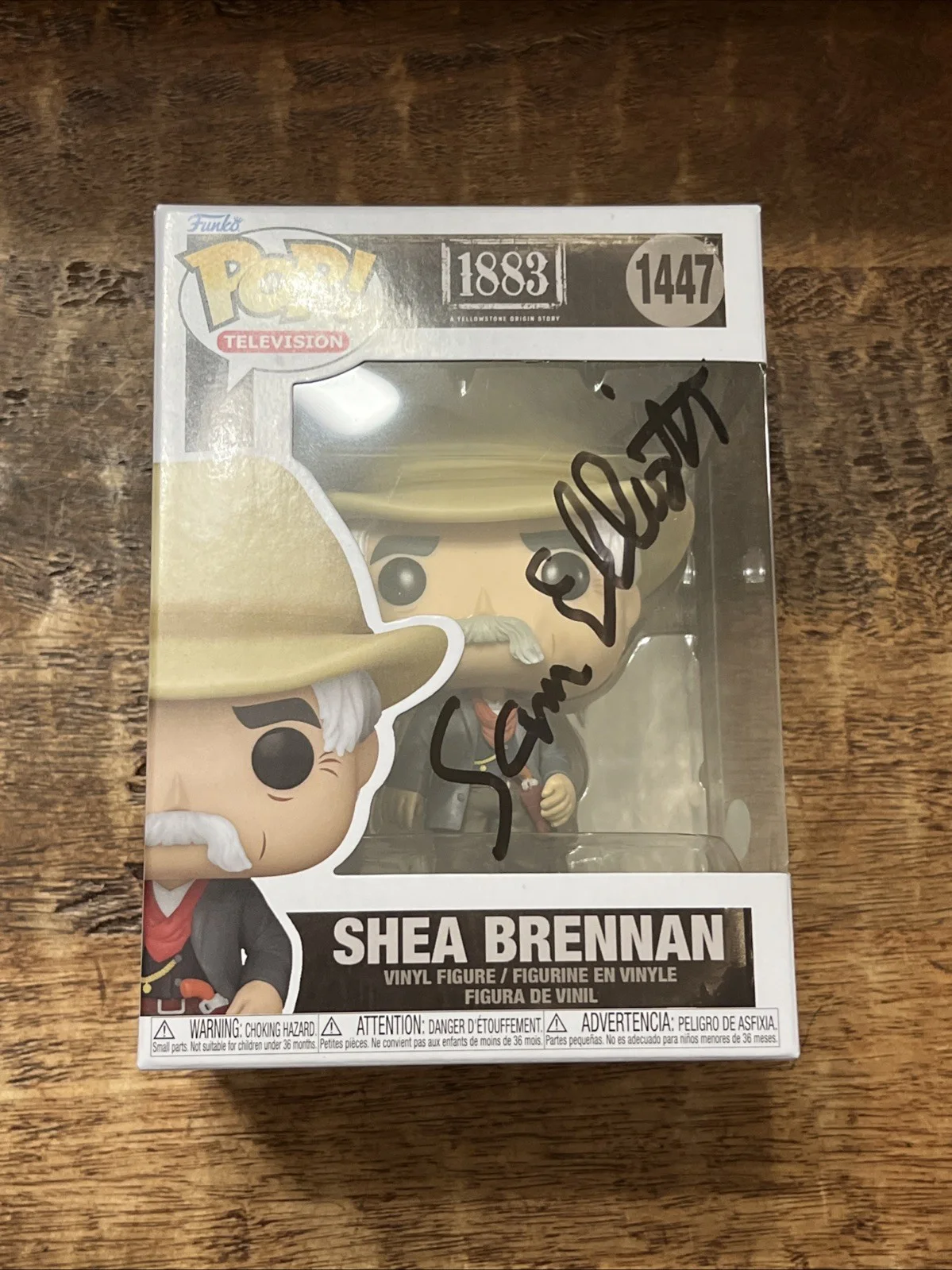 Sam Elliott — Sam Elliott Signed Shea Brennan 1883 Funko POP JSA Coa Autographed