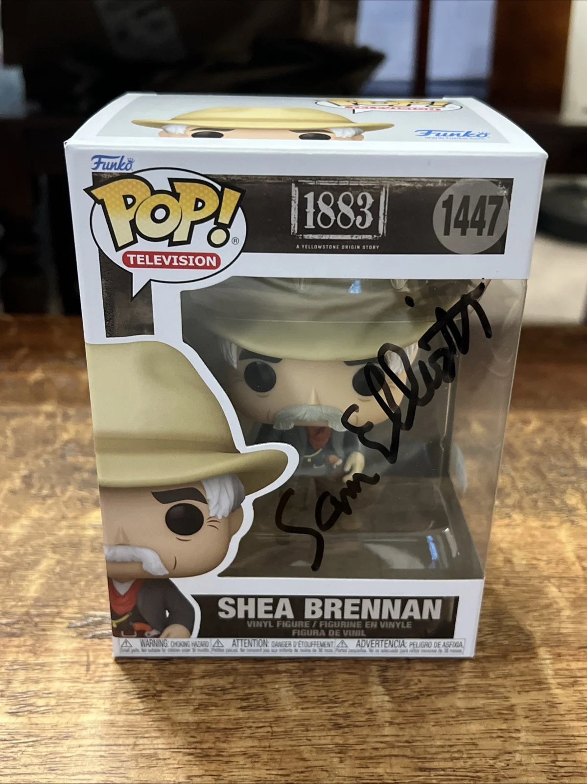 Sam Elliott — Sam Elliott Signed Shea Brennan 1883 Funko POP JSA Coa Autographed, image 2