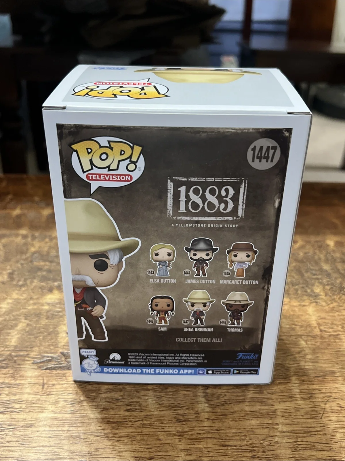 Sam Elliott — Sam Elliott Signed Shea Brennan 1883 Funko POP JSA Coa Autographed, image 4
