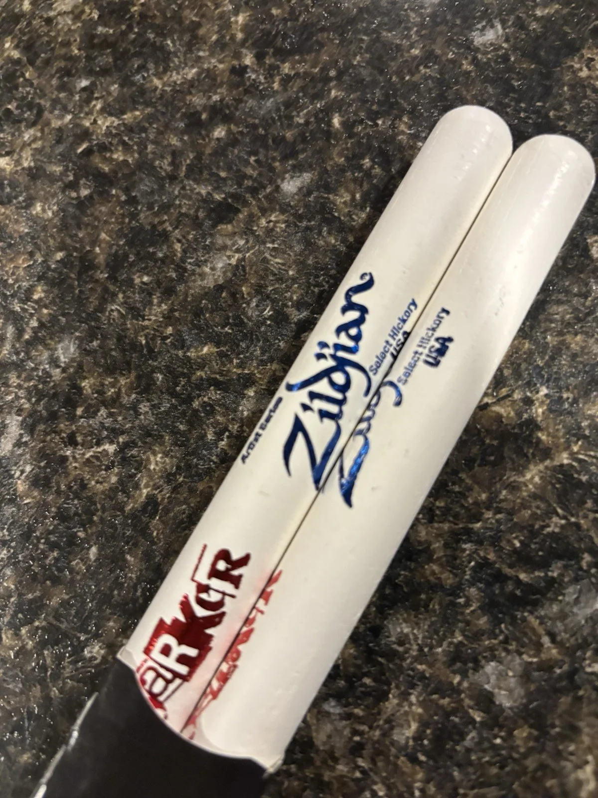 2013 Travis Barker Signed Drumsticks Pair Lucky #13 /50 Famous RARE, image 3