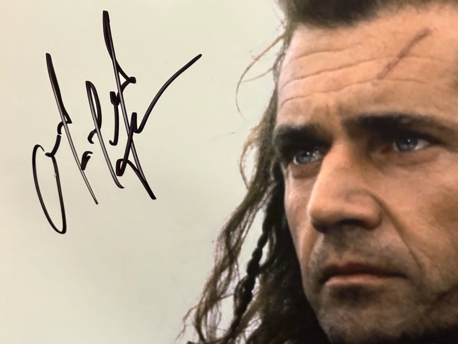 Mel Gibson Signed 8x10 William Wallace Braveheart, image 2